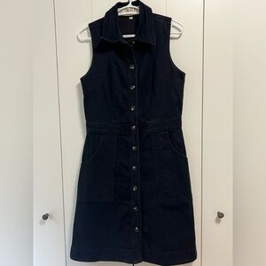 Prairie Underground dark blue black denim Dress